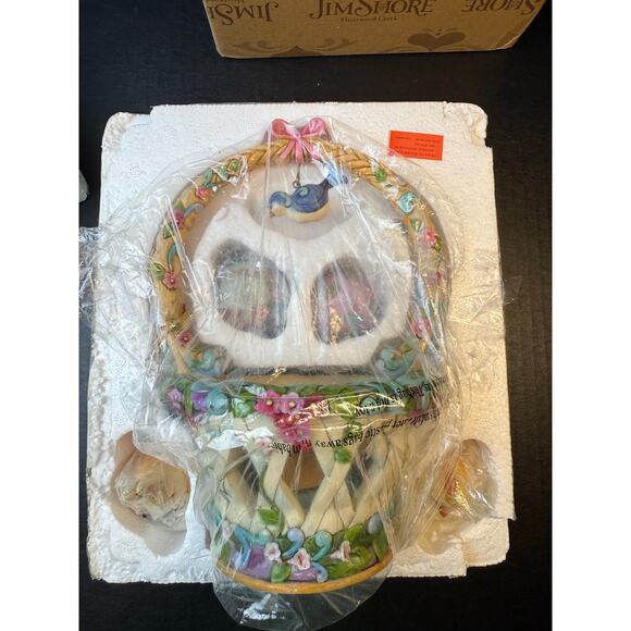 Jim Shore Heartwood Creek 2012 Basket Full Of Surprises Bunny Chick Eggs Easter - Picture 2 of 16
